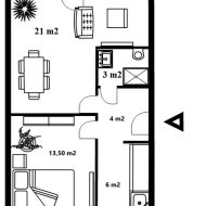 47,50 m2 rozkładowe 2 pokoje widna kuchnia balkon